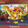 Load image into Gallery viewer, 2 Wooden Puzzles Dinosaur Packs