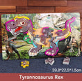 Load image into Gallery viewer, 2 Wooden Puzzles Dinosaur Packs