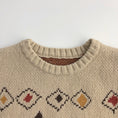 Load image into Gallery viewer, Nordic Diamond Knit Sweater