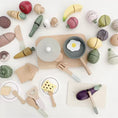 Load image into Gallery viewer, Wooden Fruits & Vegetables Play Set