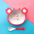 Load image into Gallery viewer, Bamboo Animal Bowl & Spoon Set