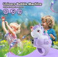 Load image into Gallery viewer, Unicorn Bubble Gun