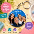 Load image into Gallery viewer, Photo Botton Keychain | Family Photo Gift