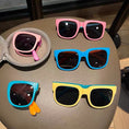 Load image into Gallery viewer, Square Foldable Sunglass + Holder