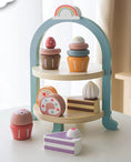 Load image into Gallery viewer, Wooden Cake Stand