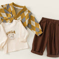 Load image into Gallery viewer, Combo 3pcs - Cozy Argyle Smile Set
