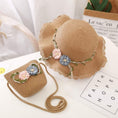 Load image into Gallery viewer, Flower Hat + Sling Bag