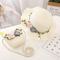 Load image into Gallery viewer, Flower Hat + Sling Bag