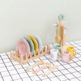 Load image into Gallery viewer, Montessori Wooden Kitchen Play Set | Pretend Play Dining Set for Kids