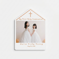 Load image into Gallery viewer, First Communion Personalized Magnet | Die-Cut Church Shape