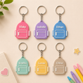 Load image into Gallery viewer, Personalized Backpack Keychain