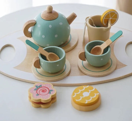Wooden Tea Set