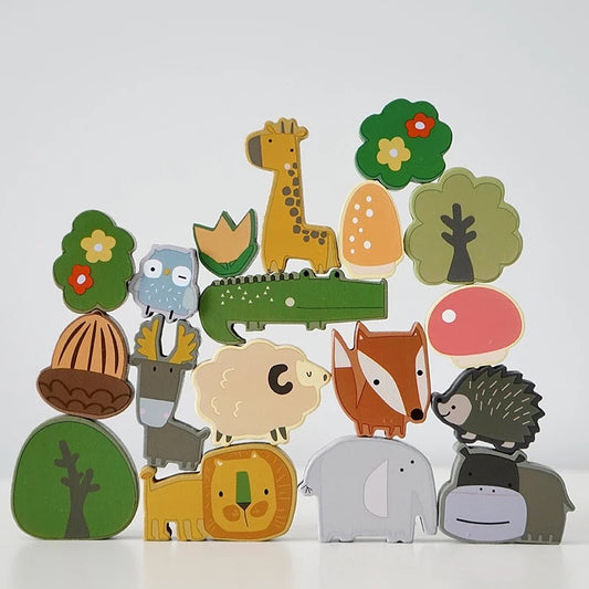 Animals Stacking Play Set