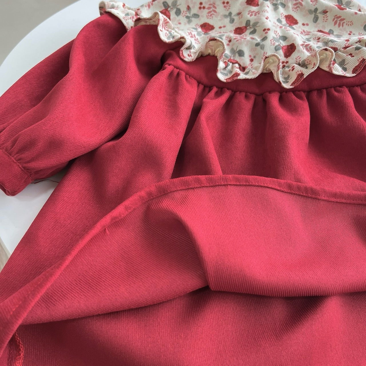 Velvet Truffle Red Dress