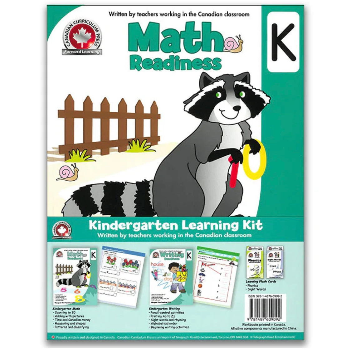 Kindergarten Learning Kit (Work Books+Flash Cards)