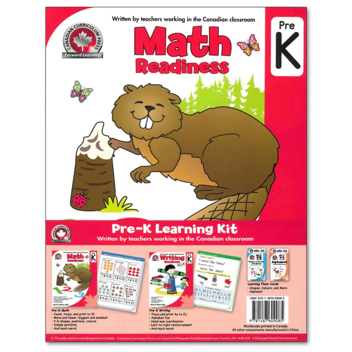 Pre-Kindergarten Learning Kit (Work Books+Flash Cards)