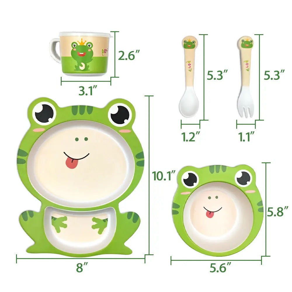 Frog Bamboo Set