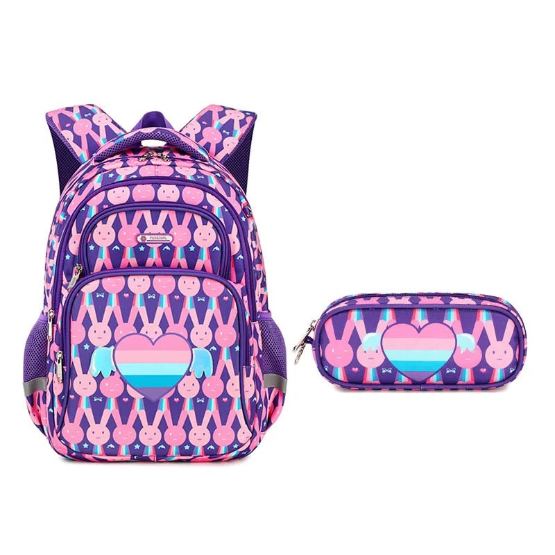 Bunny Heart Backpack 3PCS Combo