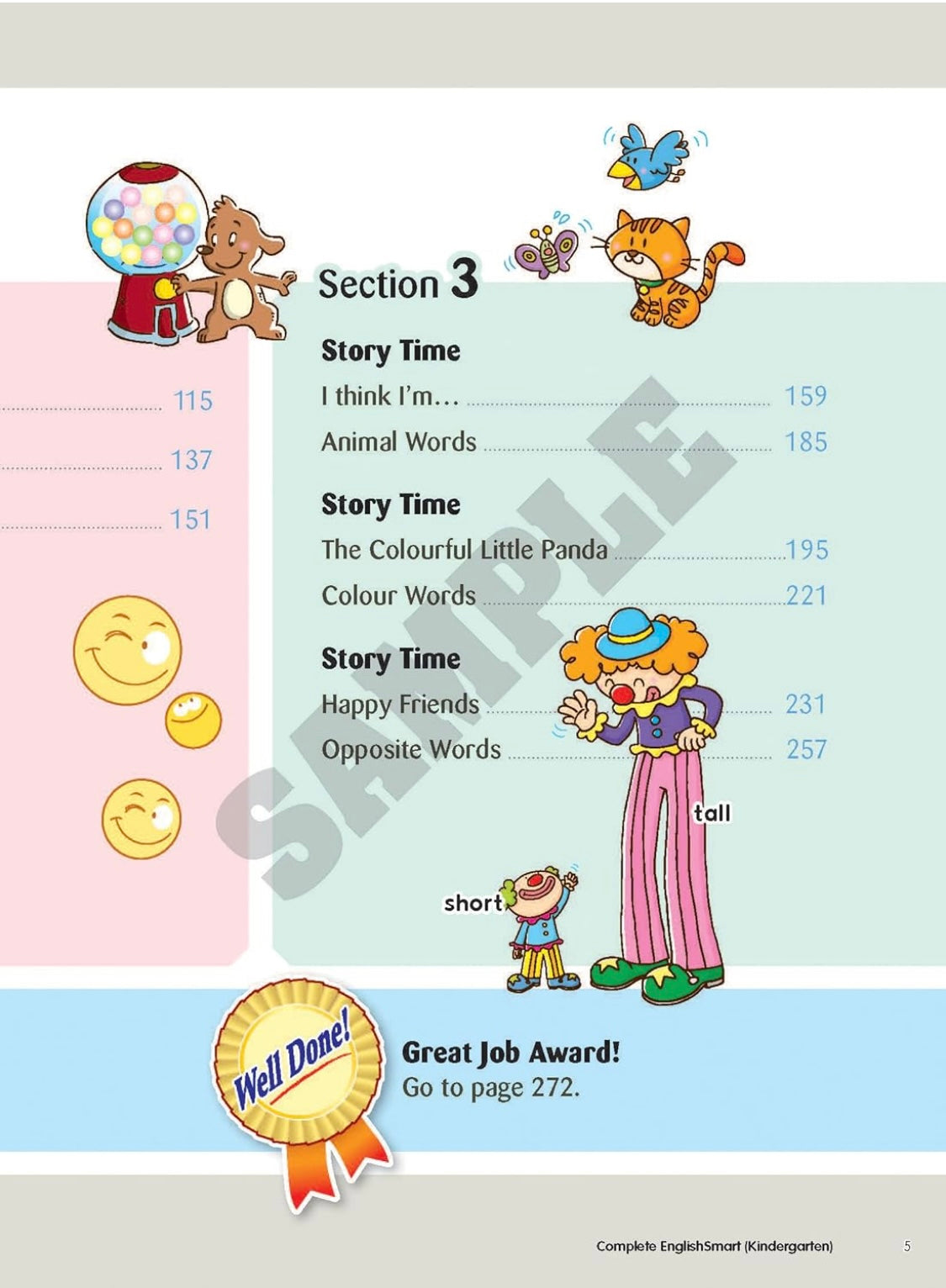 English Smart Kindergarten (Practice Book)