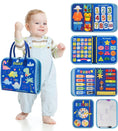 Load image into Gallery viewer, Blue Busy Board Bag
