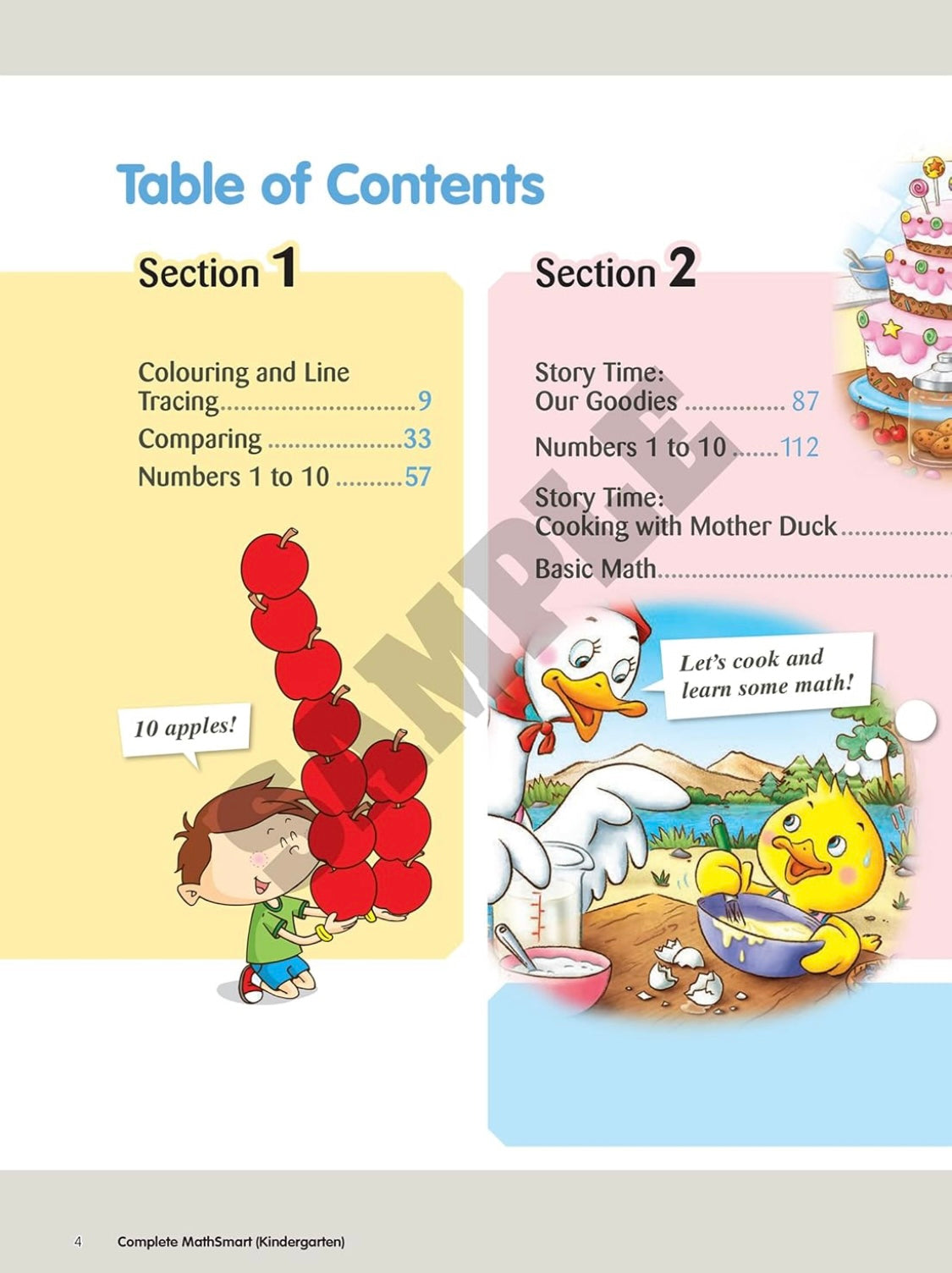 Math Smart Kindergarten (Practice Book)