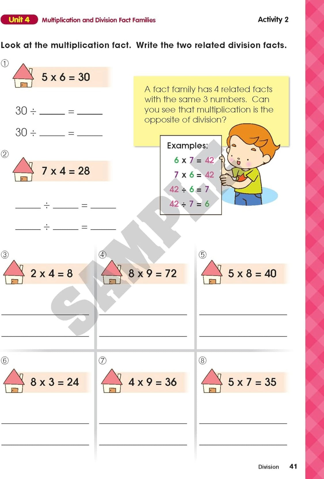 Visual Math Smart Division (Practice Book)