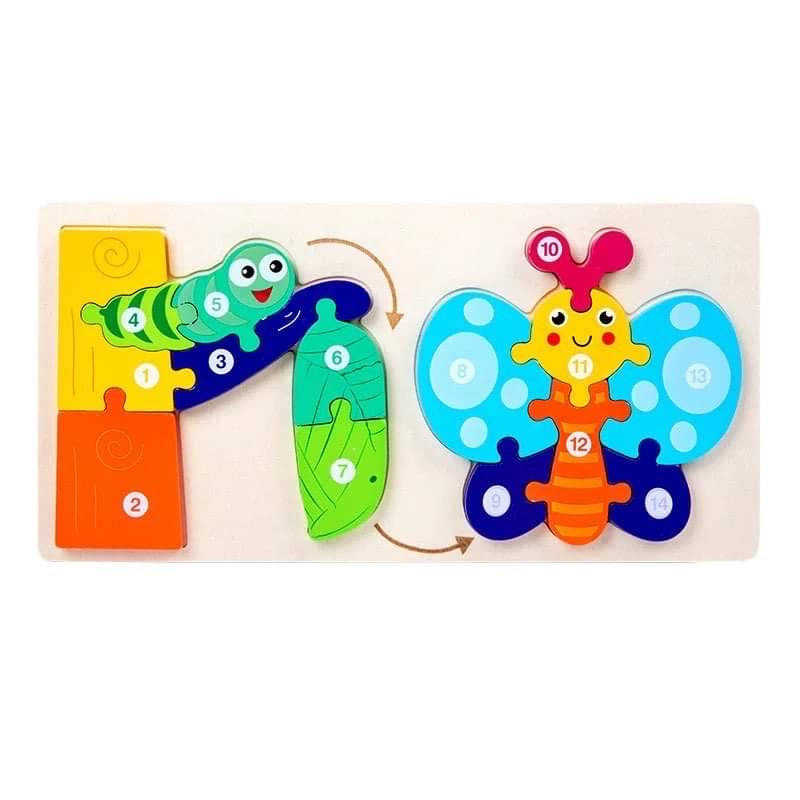 Montessori Wooden Puzzle "Circle Of Life"