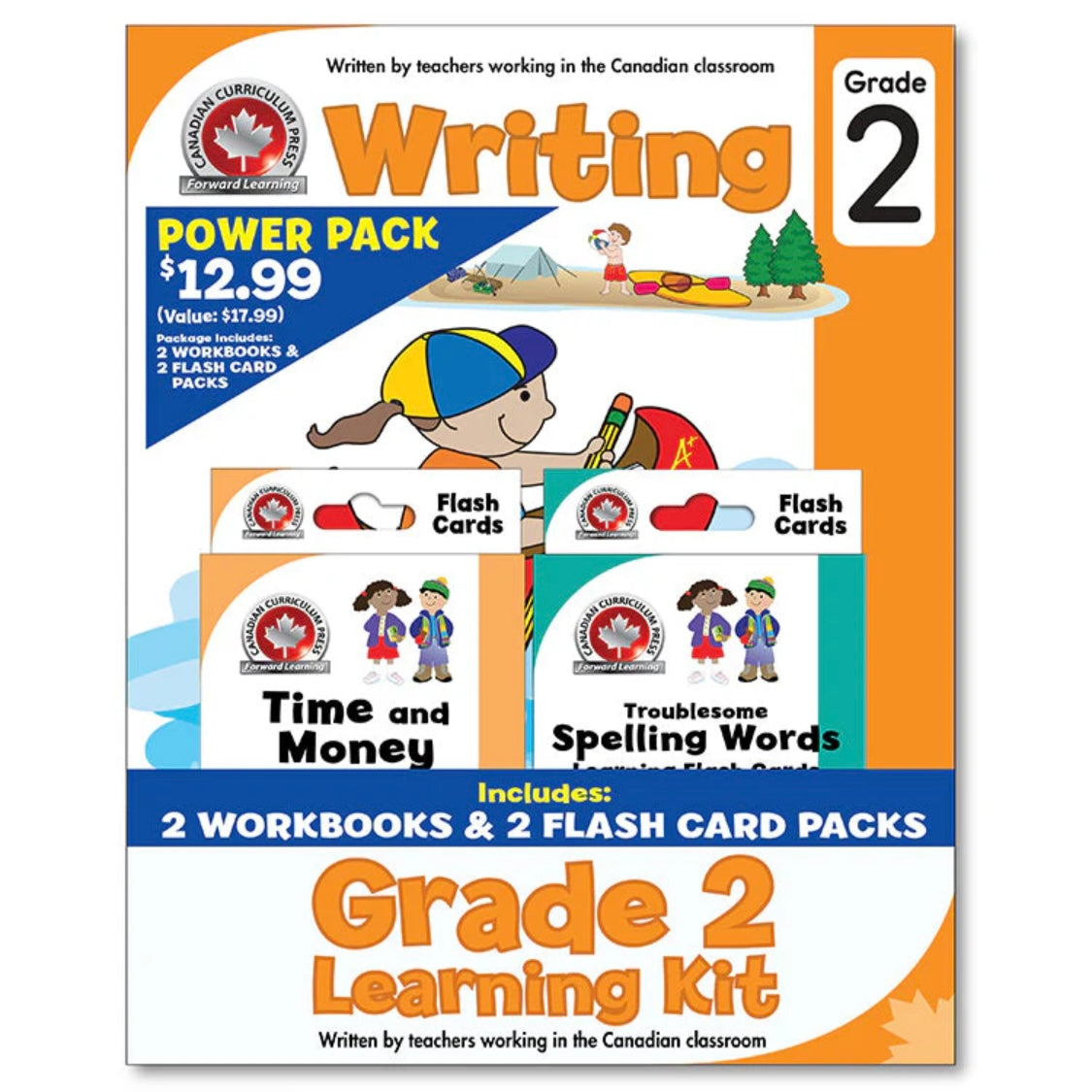 Grade 2 Learning Kit (Work Books+Flash Cards)