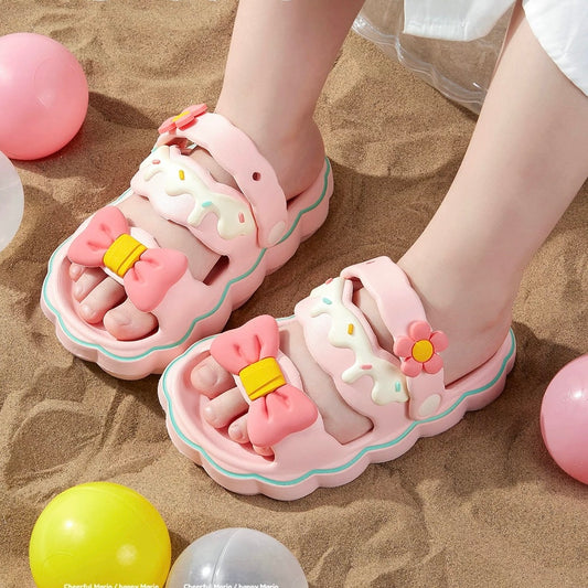 Sweet Pastel Bow Crocs