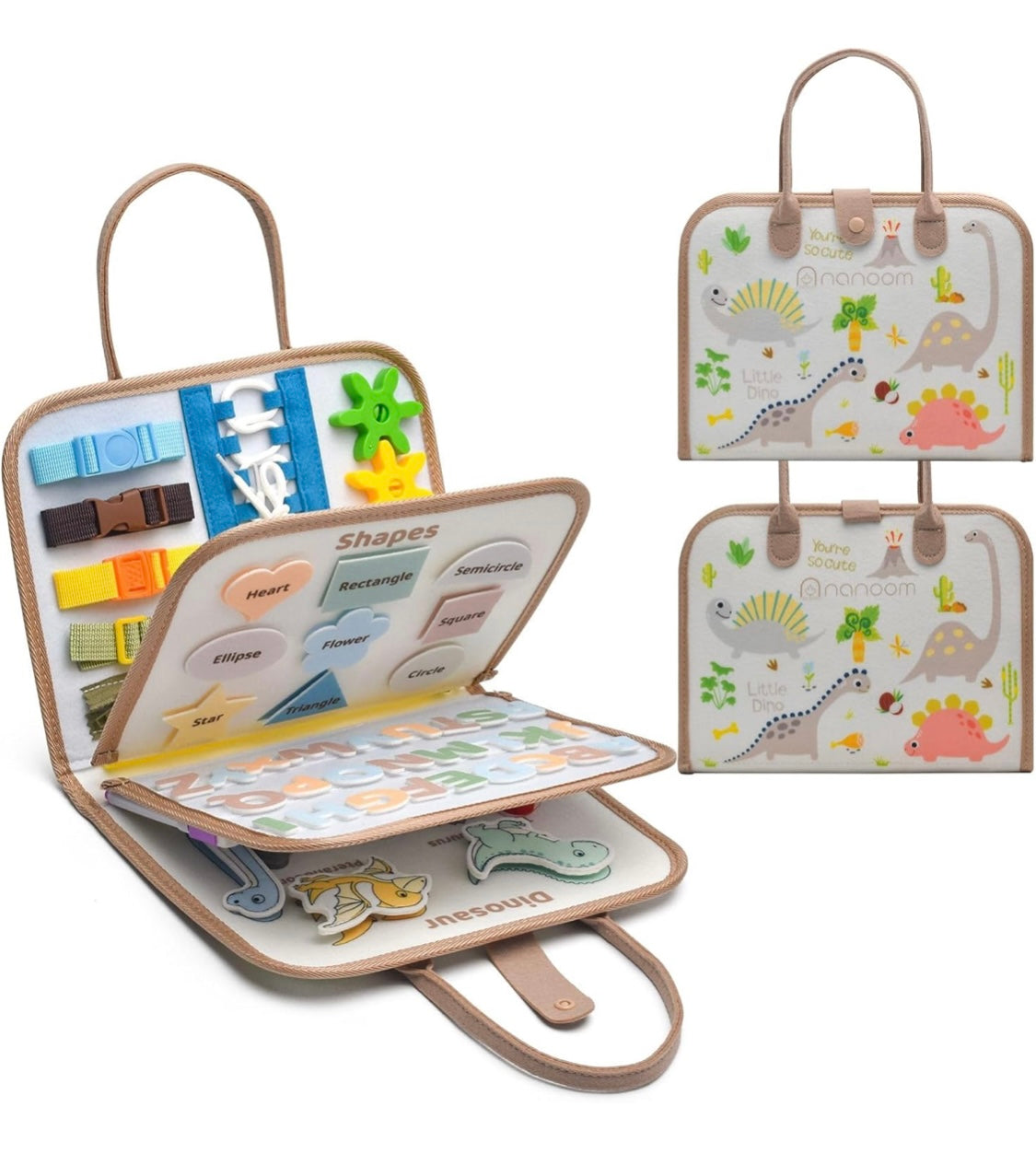 Neutral Busy Board Bag