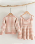 Load image into Gallery viewer, Pattern Pink Dress + Sweater
