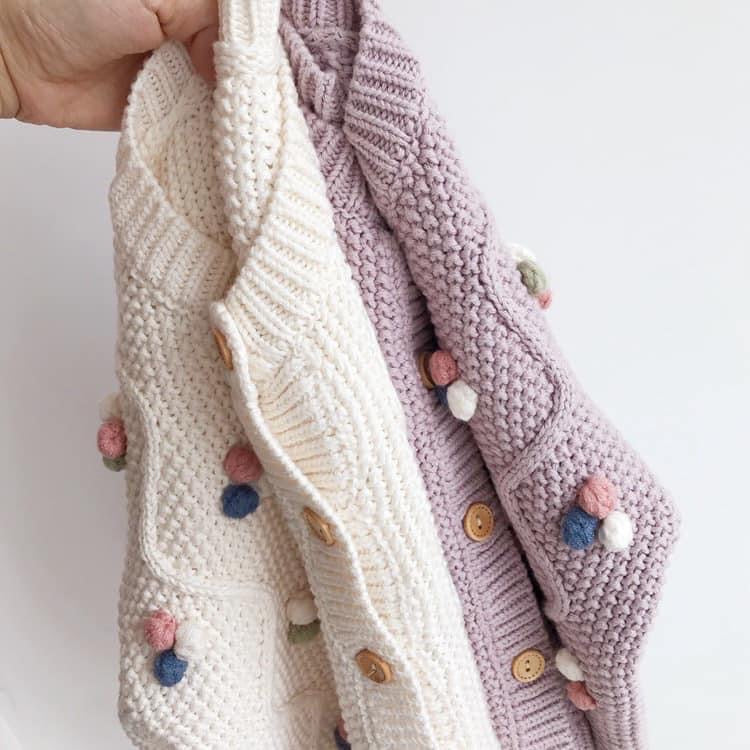 Pompom Knitted Sweater