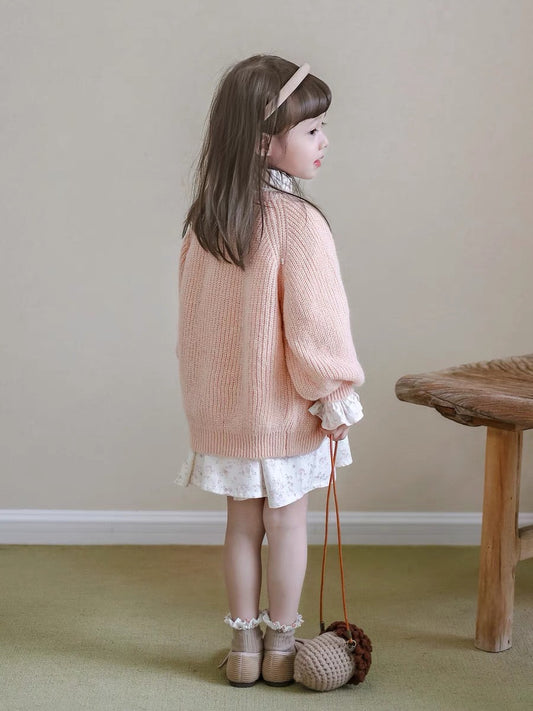 Vintage Dress + Cardigan