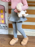 Cozy Fleece - Lined Skirt Leggings