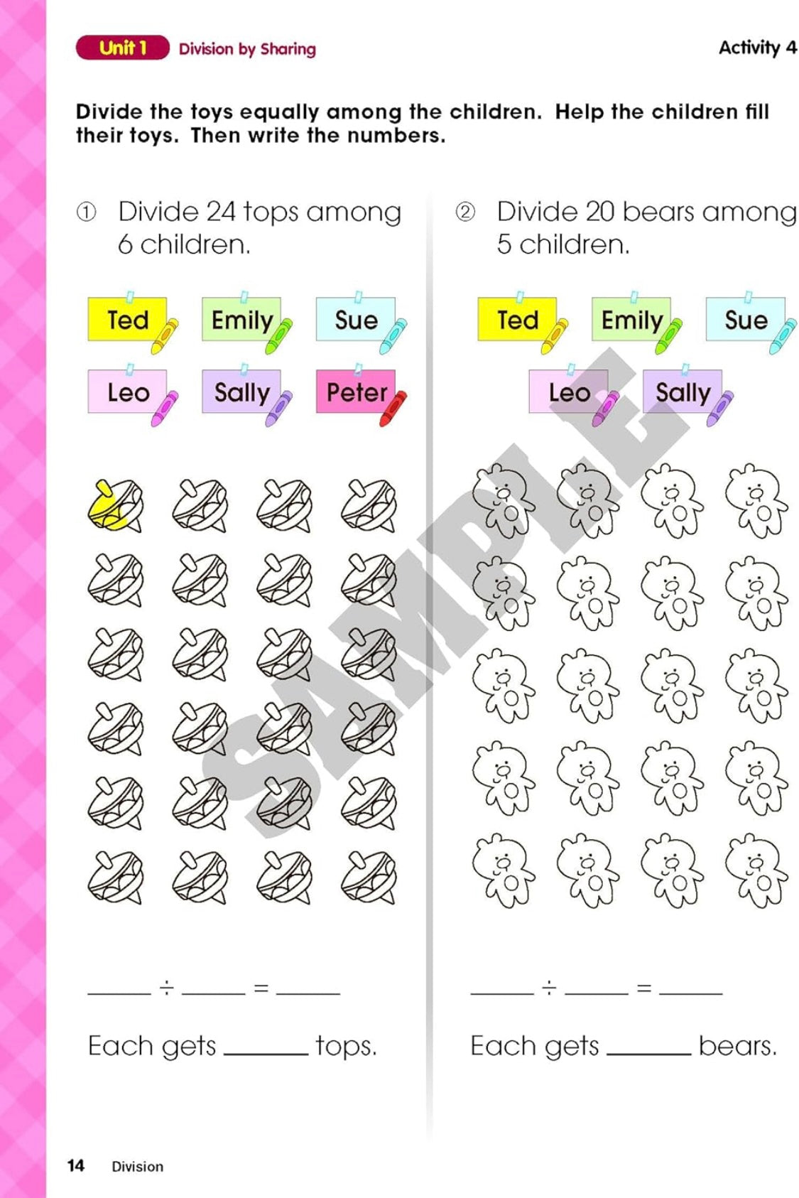Visual Math Smart Division (Practice Book)
