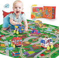 Load image into Gallery viewer, Soft Car Toys + Soft Play Mat
