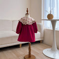 Load image into Gallery viewer, Velvet Truffle Red Dress
