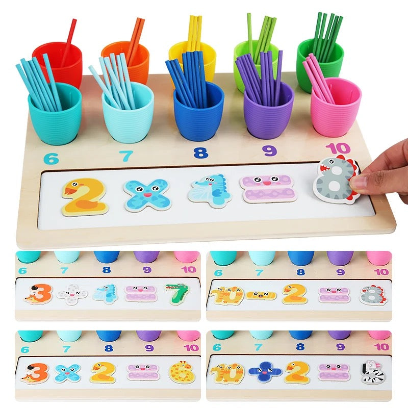 Wooden Math Board Set