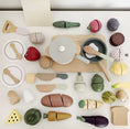Load image into Gallery viewer, Wooden Fruits & Vegetables Play Set
