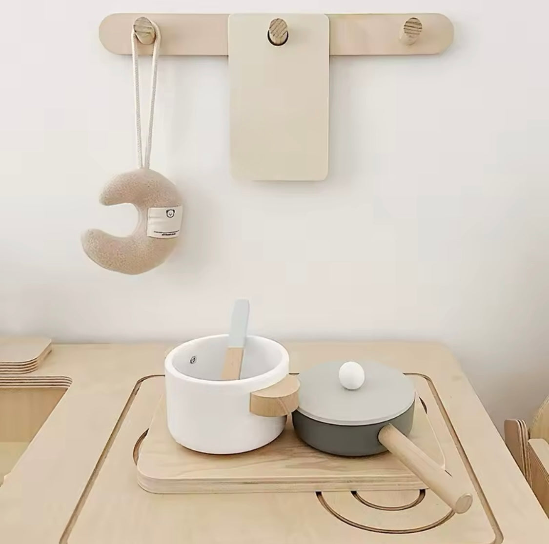 Wooden Fruits & Vegetables Play Set