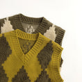 Load image into Gallery viewer, Argyle Knit Sweater Vest
