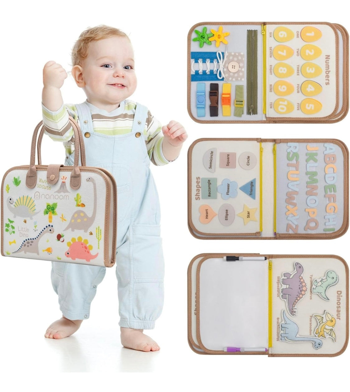 Neutral Busy Board Bag