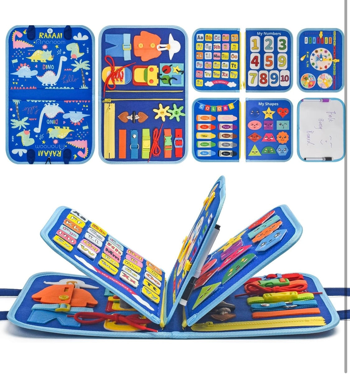 Blue Busy Board Bag