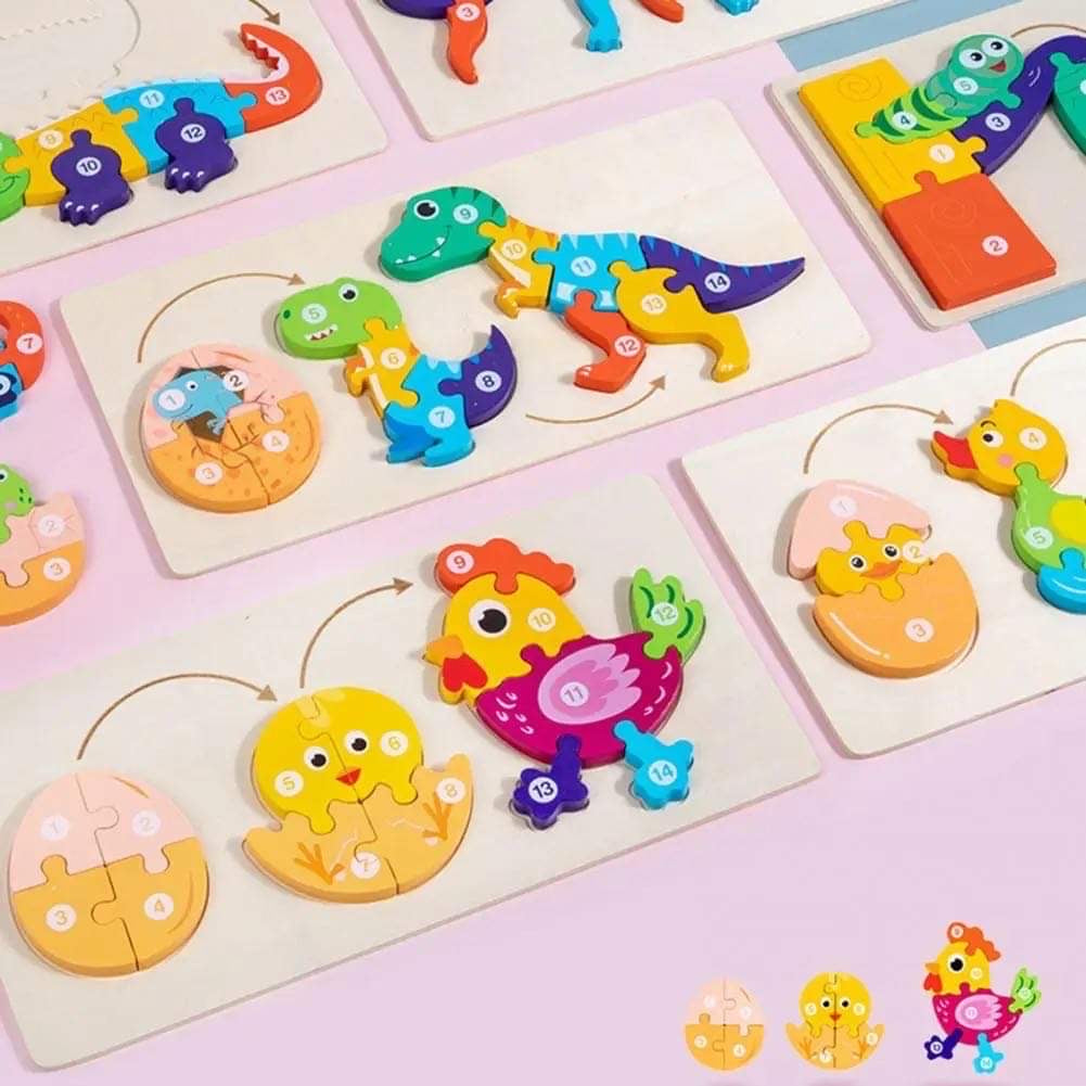 Montessori Wooden Puzzle "Circle Of Life"