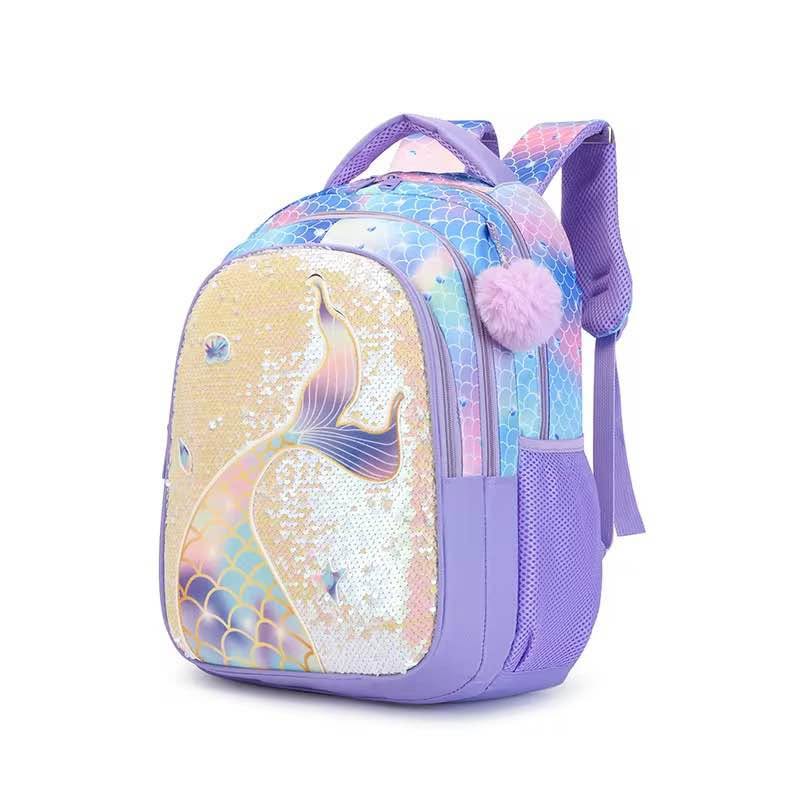Sequin Mermaid Bagpack | 3 Pcs Combo