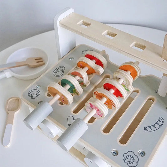Wooden BBQ Grills + Accessories