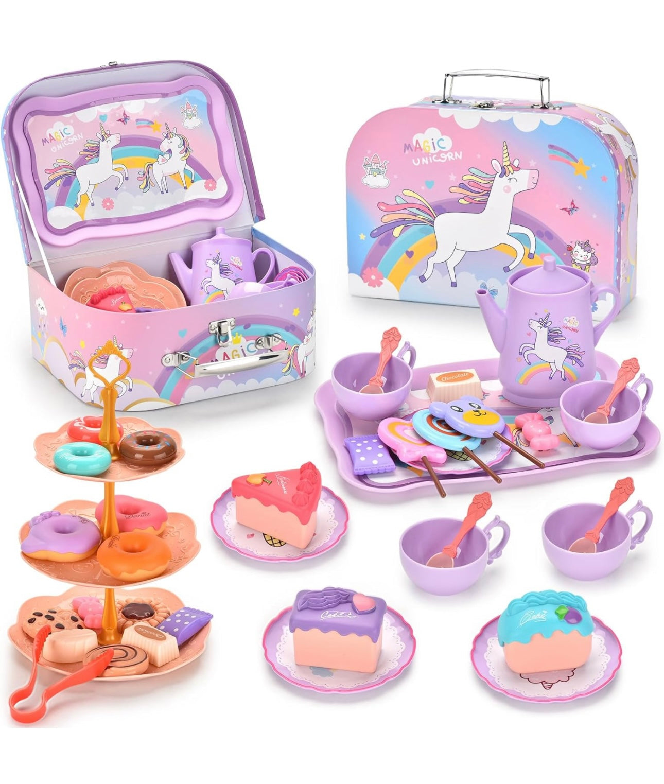 Unicorn Tea Set & Dessert