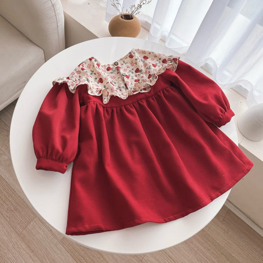 Velvet Truffle Red Dress
