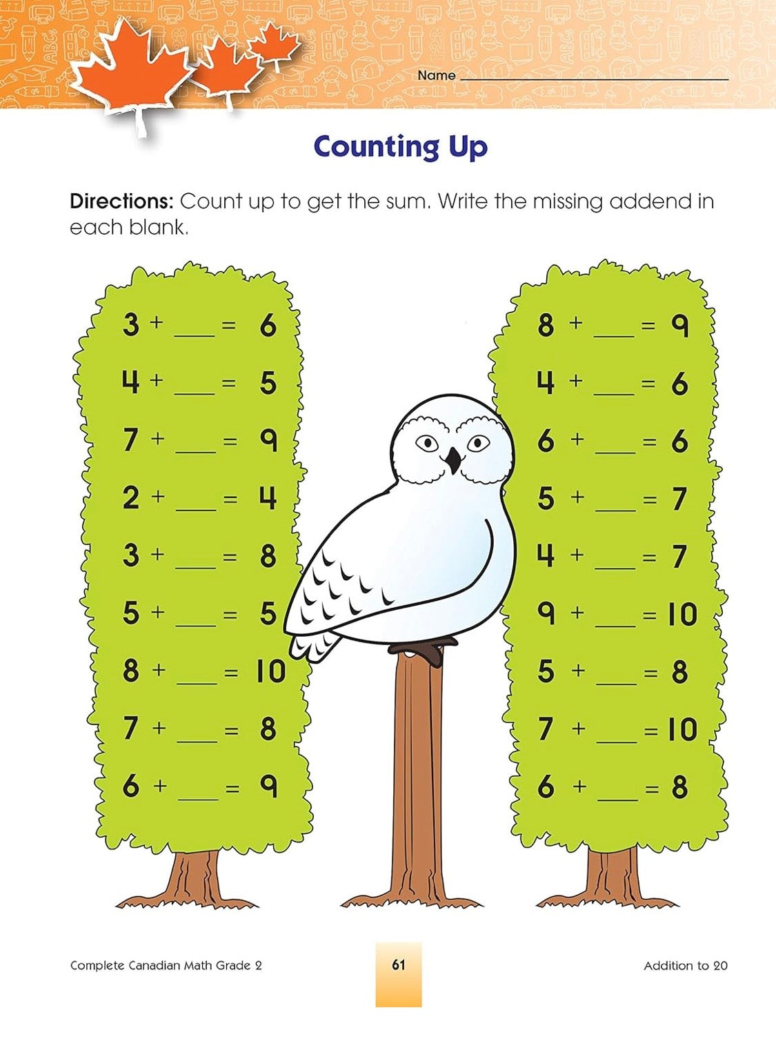 Complete Canadian Math (Grade 2)