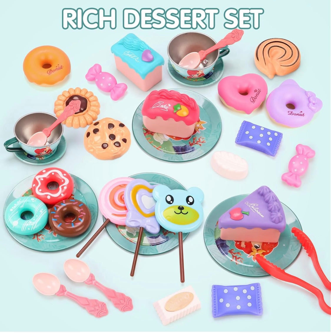 Mermaid Tea Set & Dessert